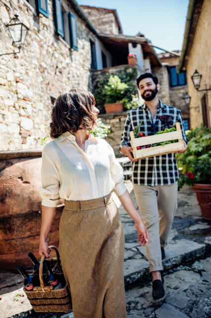 Laika Kosmo low lifestyle automotive Fotografie auf einem Agritourismo in der Toskana