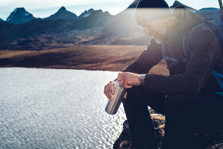 Luqel Wasserfilter Outdoorshooting in den Westalpen