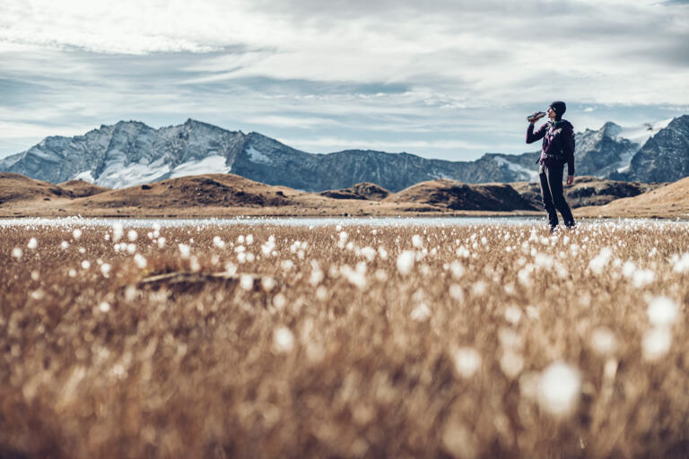 Luqel Wasserfilter Outdoorshooting in den Westalpen