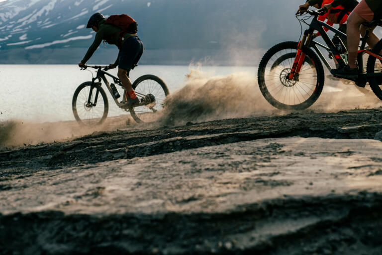 Maloja Clothing Outdoor Sport Mountainbike Fotoshooting in den Westalpen