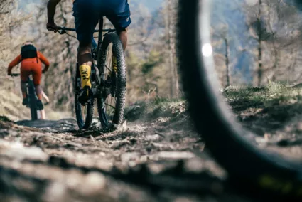 Maloja Clothing Outdoor Sport Mountainbike Fotoshooting in den Westalpen